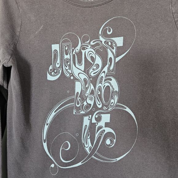 Nike Girls XLarge Y2K Rare Just Do It Graphic Tshirt 100% Cotton Groovy Artsy - Picture 3 of 9